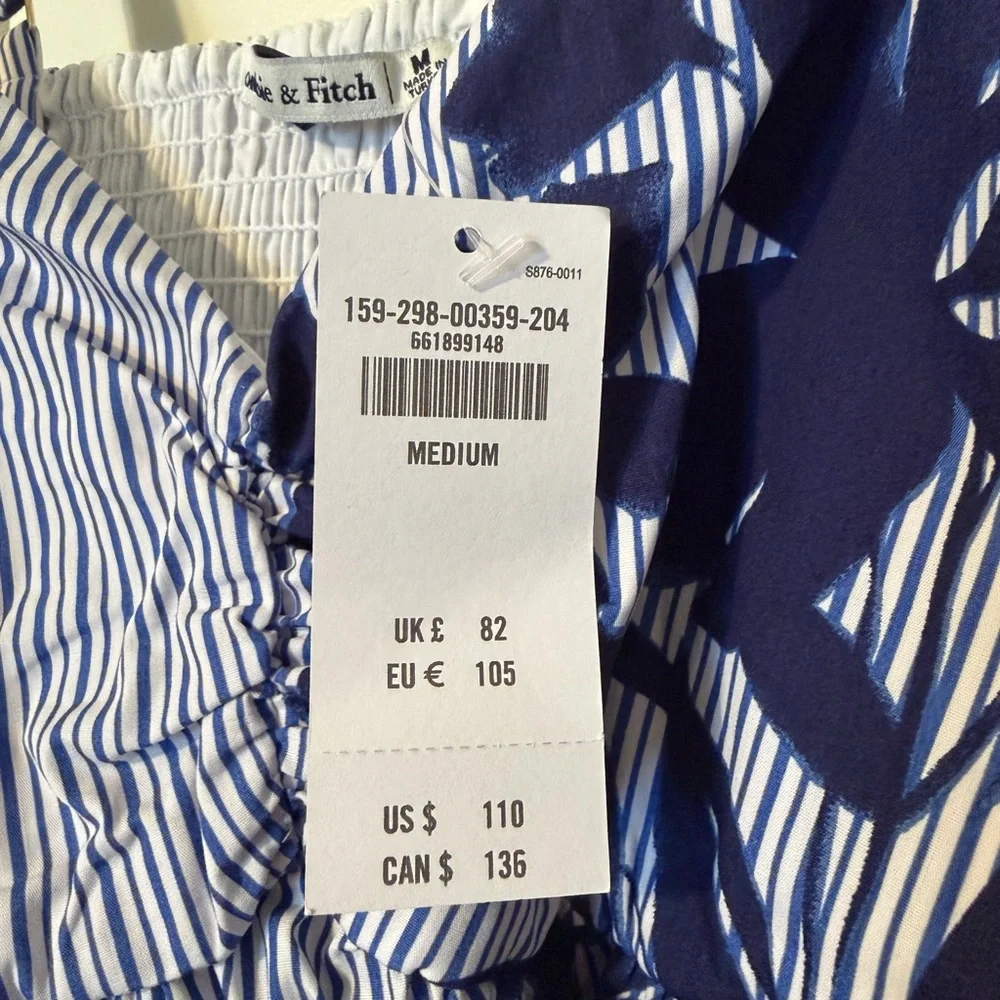 Abercrombie & Fitch Navy Floral Maxi Dress - Picture 8 of 13